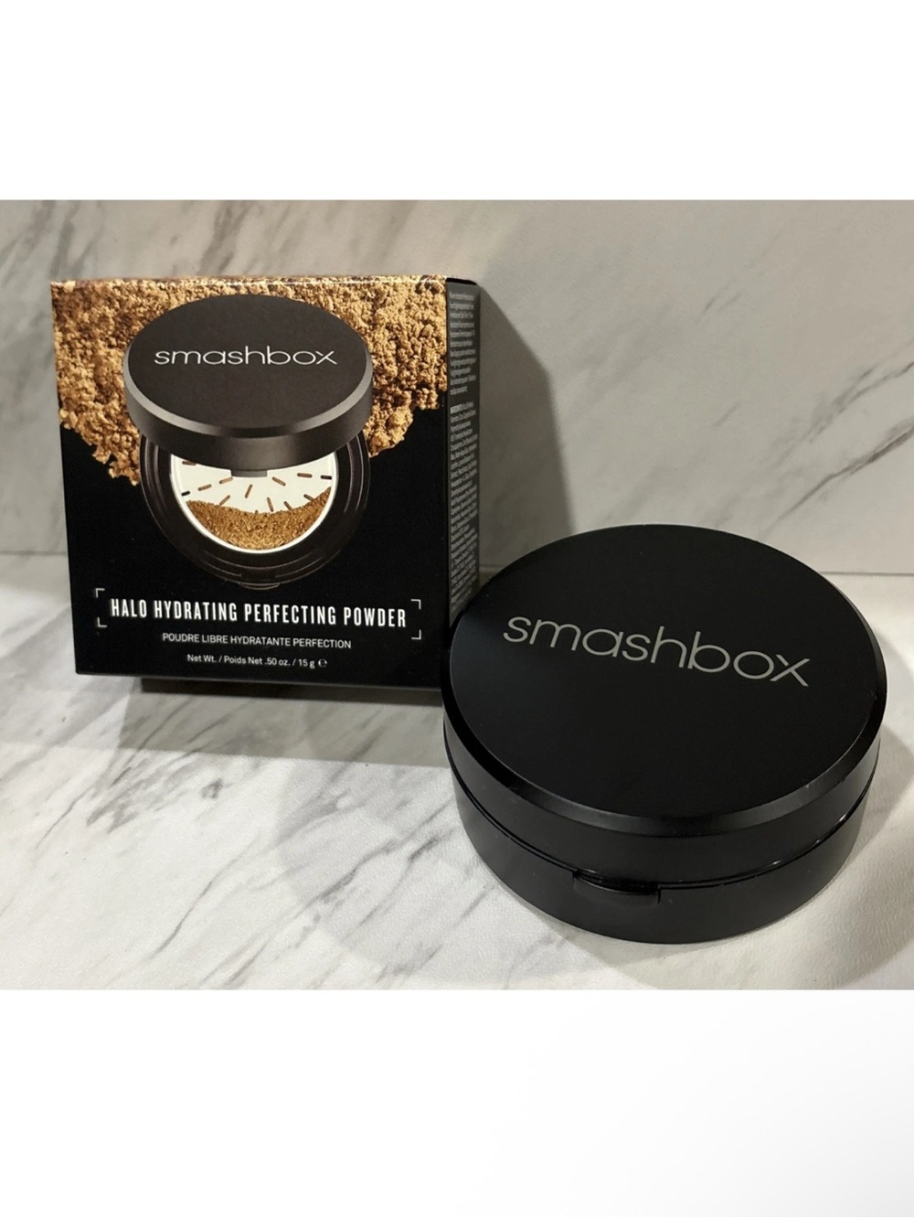 Smashbox Halo Hydrating Perfecting Powder - Medium - 0.50 oz